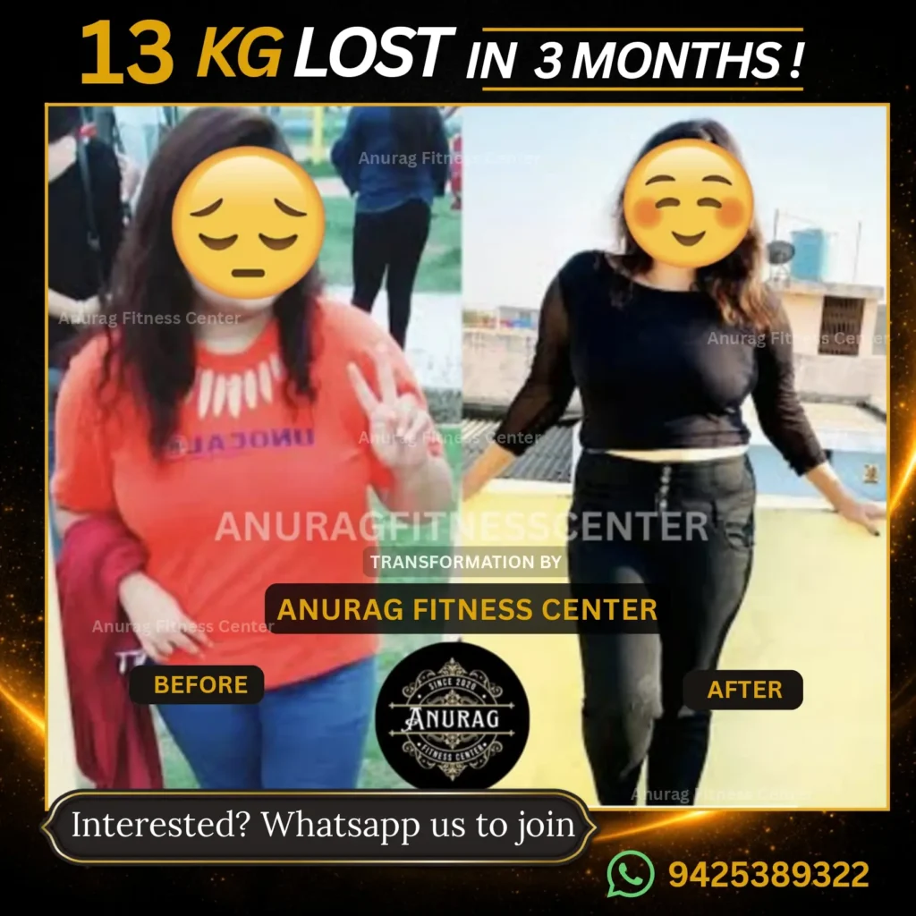 13 kg lost in 3 months